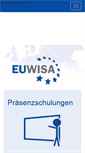 Mobile Screenshot of euwisa.com